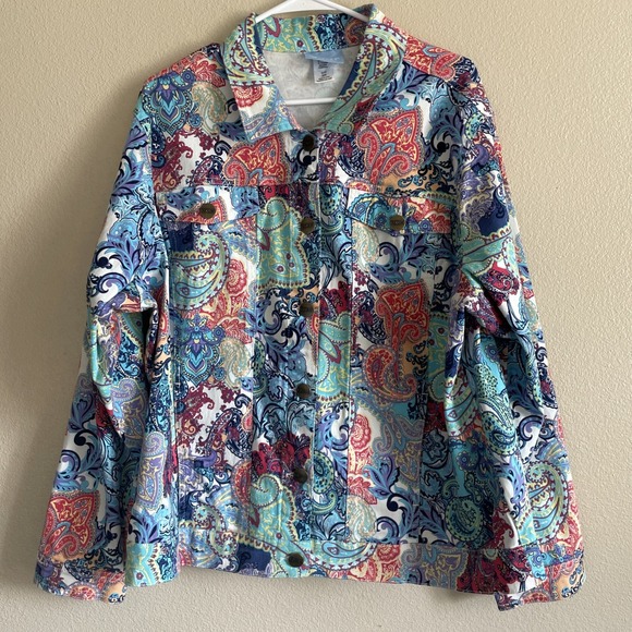 Koret Jackets & Blazers - Koret 22W‎ Button Up Colorful Jacket